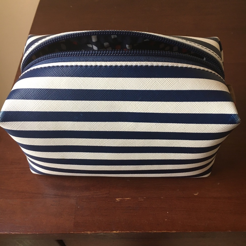 Stella & Dot Striped Pouf - Picture 3 of 7